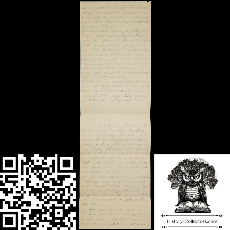 1885 Brother Sister Personal Correspondence Letter - James Williams - Fair Haven Preble County Ohio - Morning Sun Postal Cancel May 88 - # 210 1883 2c Washington Red Brown Stamp - A.H. Bartel Richmond Indiana Embossed Stationary