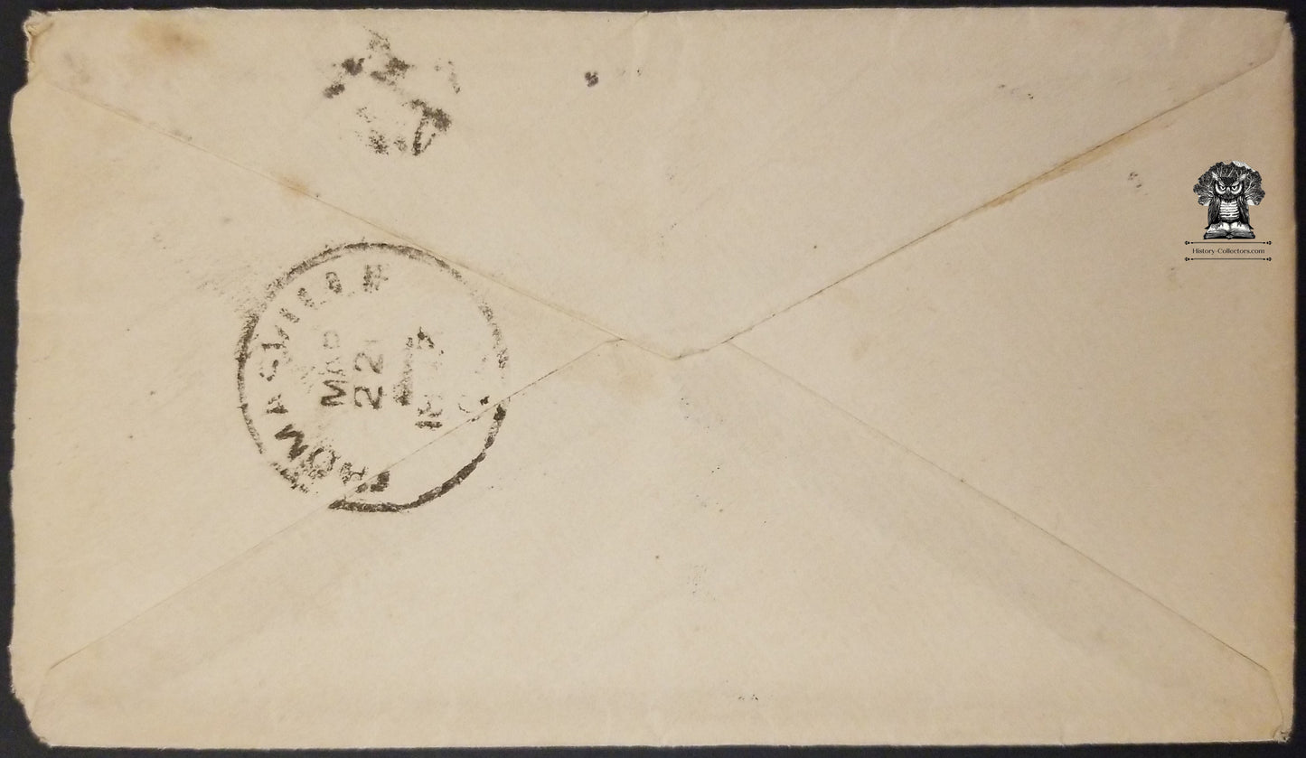 1893 Landing of Columbus Postal Cover - Altoona PA Thomasville GA