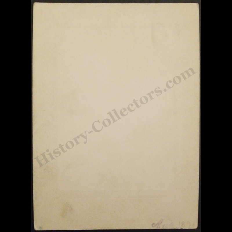 1896 Young Male Professional Portrait Mounted Photograph - C. Bau’s Studio - Greenfield Massachusetts - Unidentified - Gilded Progressive Era - Ready For Framing