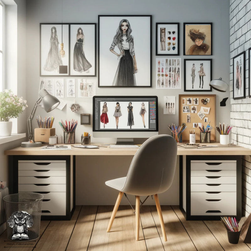 1909 Women's Fashion Lithograph Art Print - Gray Lithograph Company - New York - Art Nouveau Style - Edwardian Era