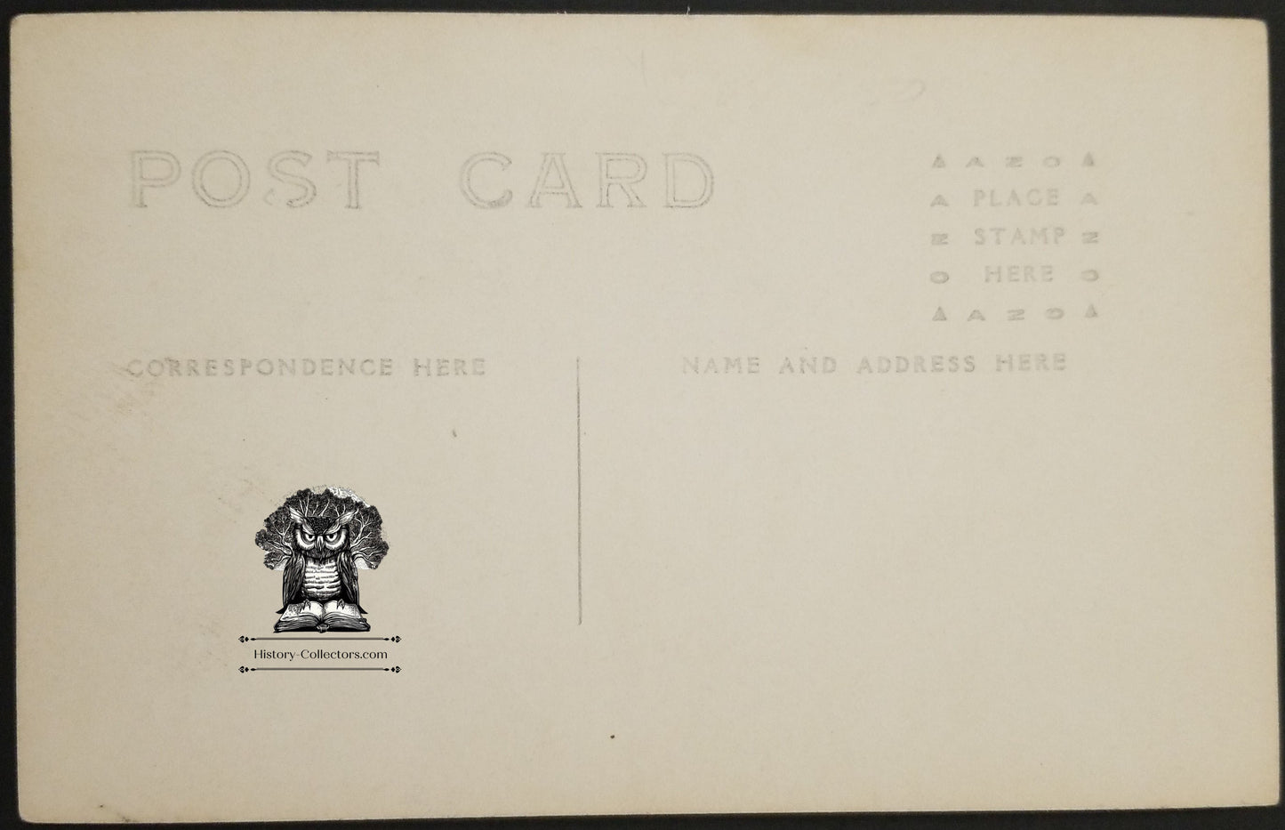 1911 RPPC Picture Postcard - St Charles College Fire Disaster - Ellicott City Howard County Maryland - Kodak 3A Folding Pocket Camera -AZO Stamp Box
