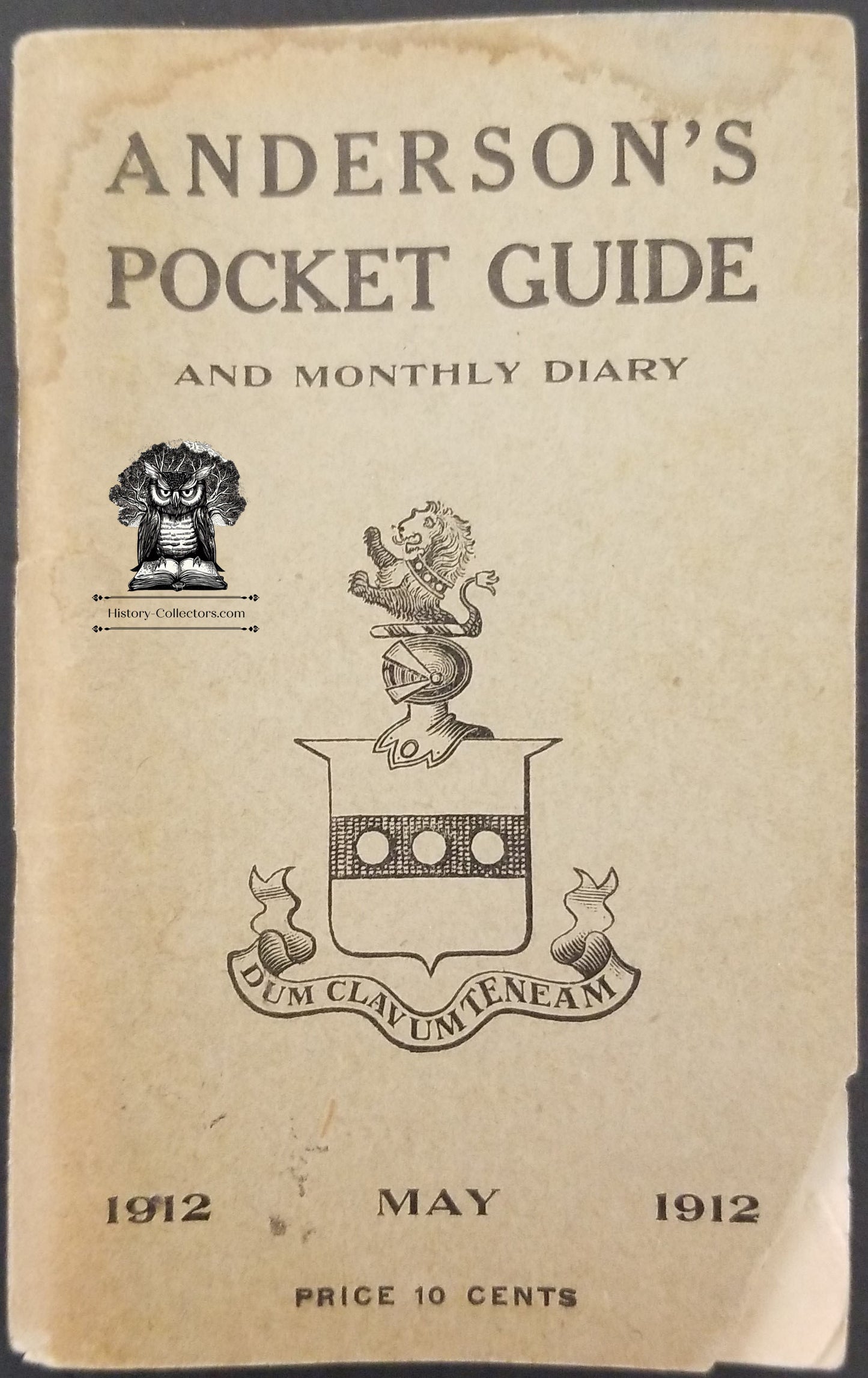 1912 May Anderson's Pocket Guide - PRR Pennsylvania Railroad Time Table Booklet - Philadelphia Trust Company - First National Bank of Philadelphia