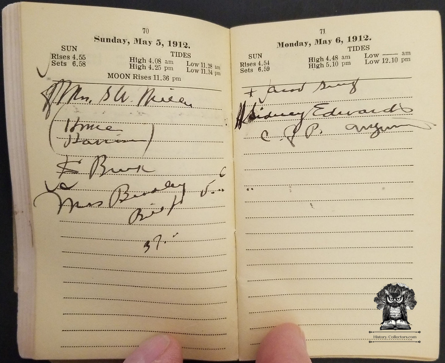 1912 May Anderson's Pocket Guide - PRR Pennsylvania Railroad Time Table Booklet - Philadelphia Trust Company - First National Bank of Philadelphia