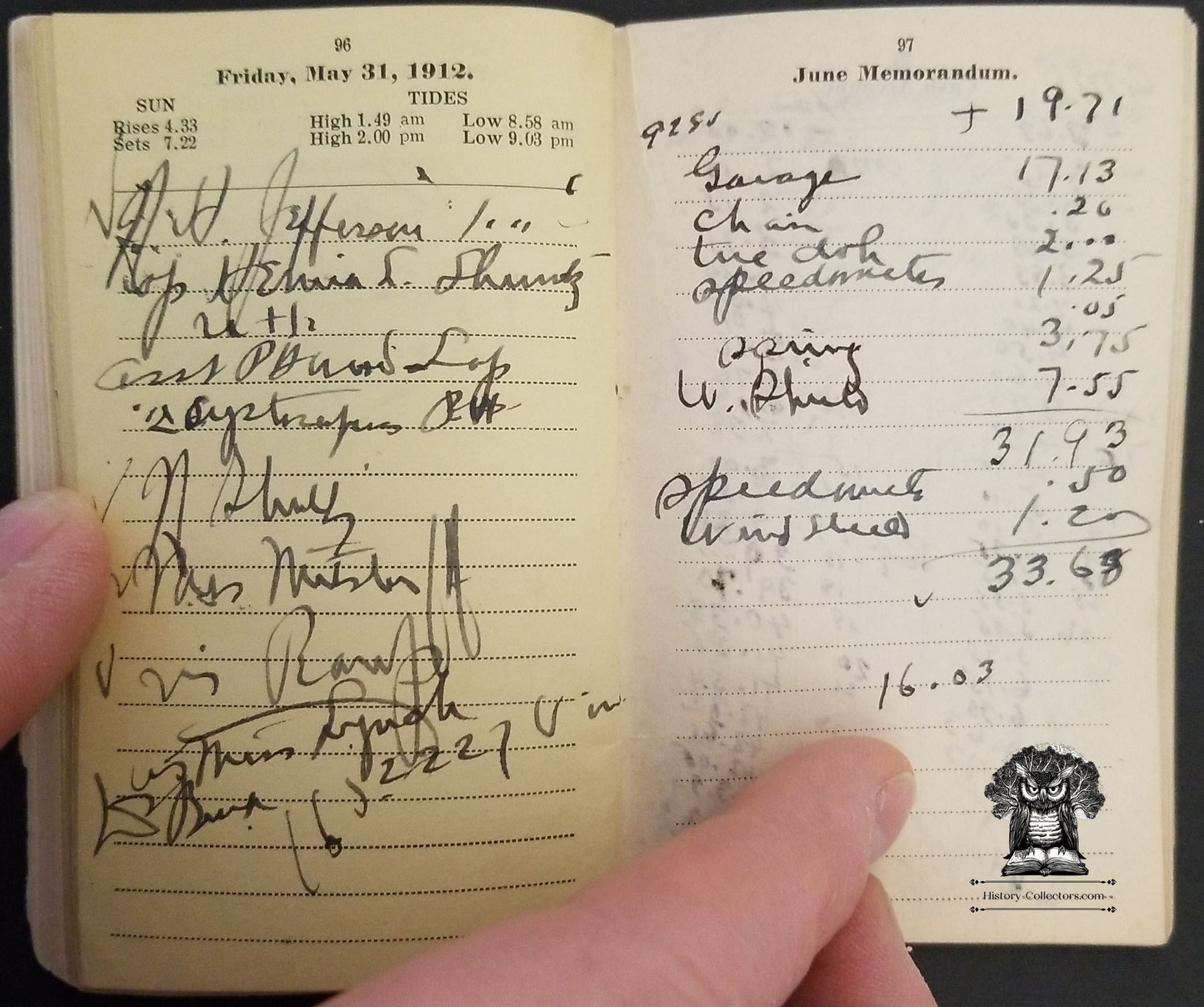 1912 May Anderson's Pocket Guide - PRR Pennsylvania Railroad Time Table Booklet - Philadelphia Trust Company - First National Bank of Philadelphia
