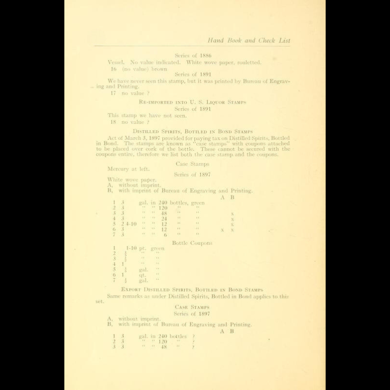 1912 United States Internal Revenue Stamps eBook Reference Guide - Handbook And Checklist - J Delano Bartlett And Walter W. Norton - United States Revenue Society - Springfield MA - Digital Download File - PDF ePub Mobi