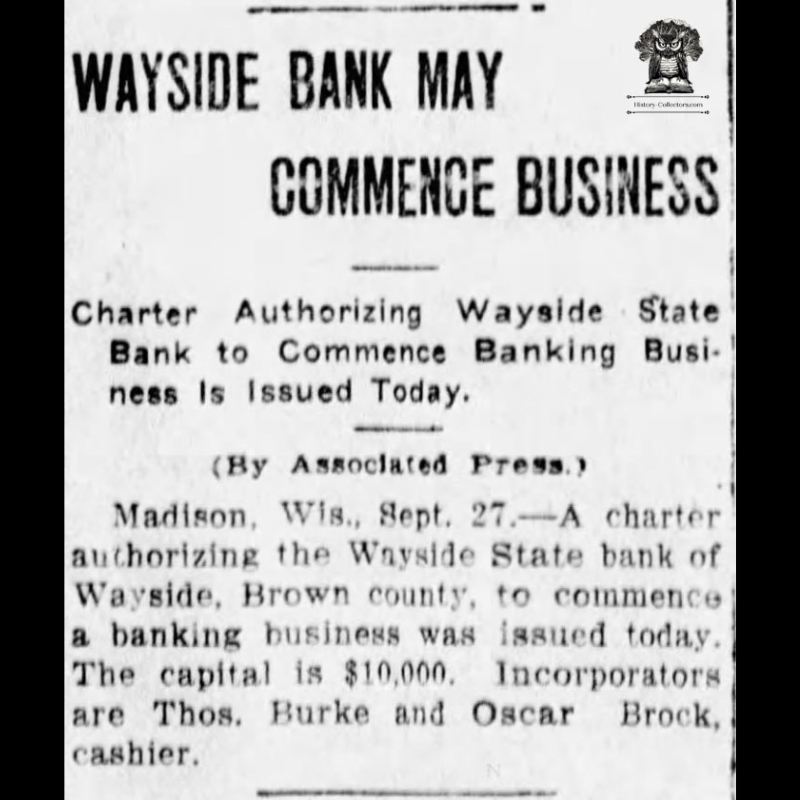 1914 Drovers National Bank Postal Card - Chicago Illinois - Decoration Day - One Cent McKinley Red Scott UX24 - Wayside State Bank - Wisconsin - Postal Cancel Stock Yards Station May 26 - Postcard