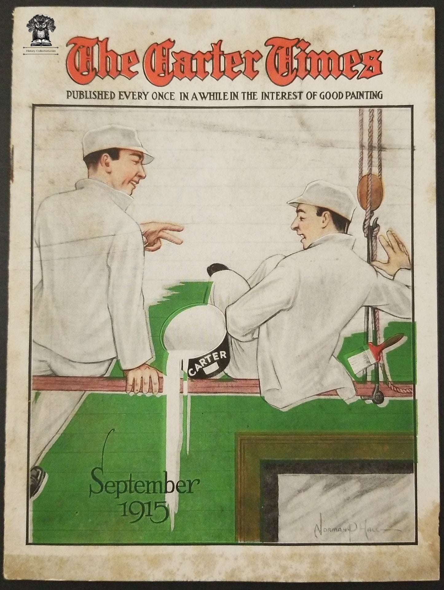 1915 Carter Times Painting Trade Advertising Booklet Black Americana - Chicago IL