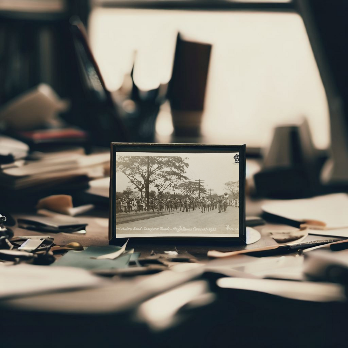 1921 RPPC Picture Postcard - Philippine Constabulary Band Magallanes Carnival Inaugural Parade Army - AZO Stamp Box