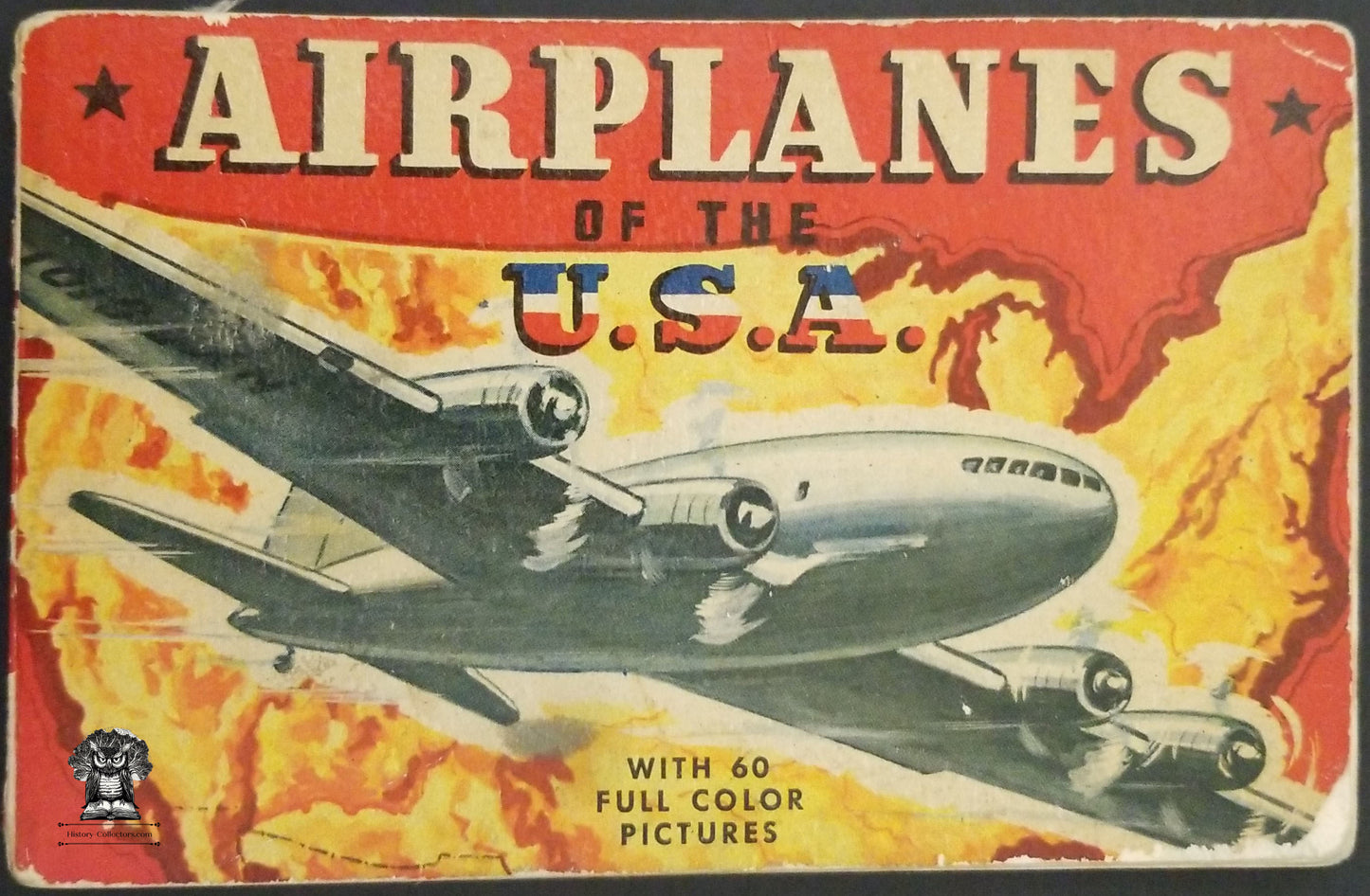 1942 Children's Photo Book Airplanes of the USA Buy Bonds & Stamps For Defense - Whitman Publishing Company Racine Wisconsin