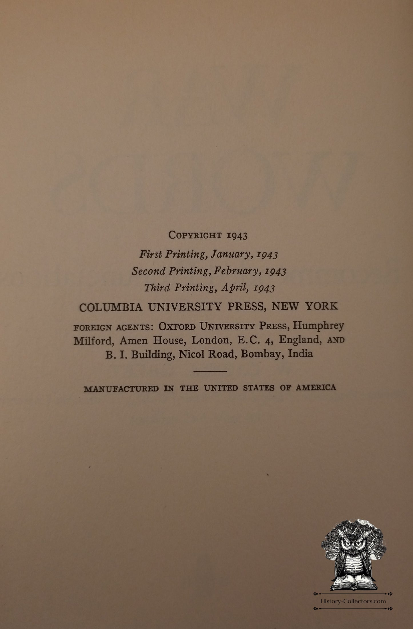 1943 War Words Pronunciations Hardcover Book - CBS Radio WWII Broadcasting - W Cabell Greet