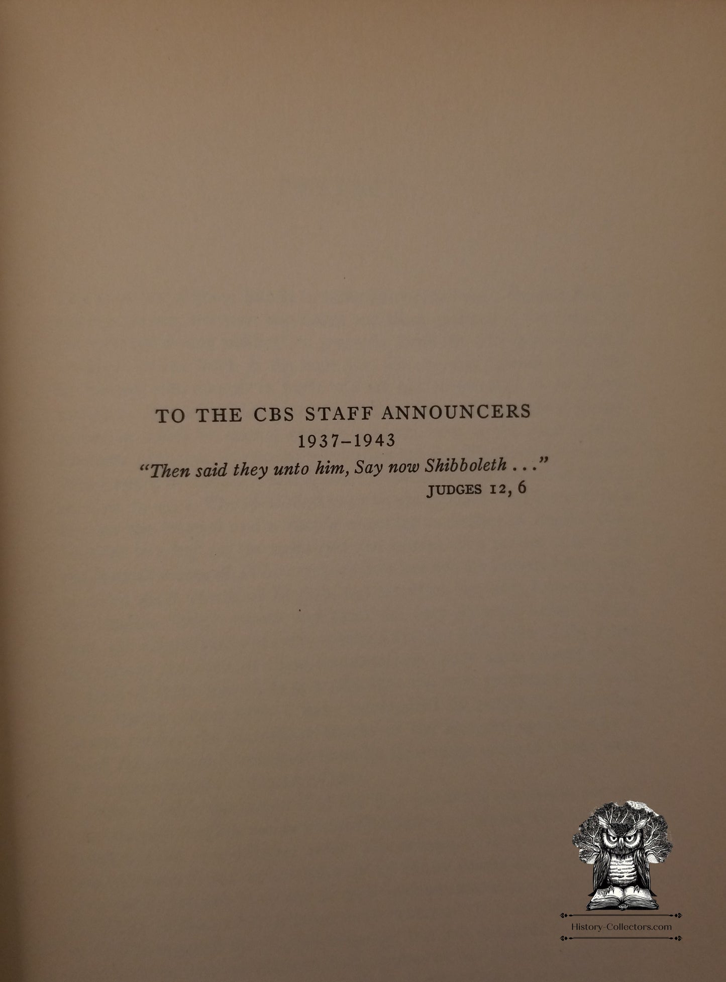 1943 War Words Pronunciations Hardcover Book - CBS Radio WWII Broadcasting - W Cabell Greet