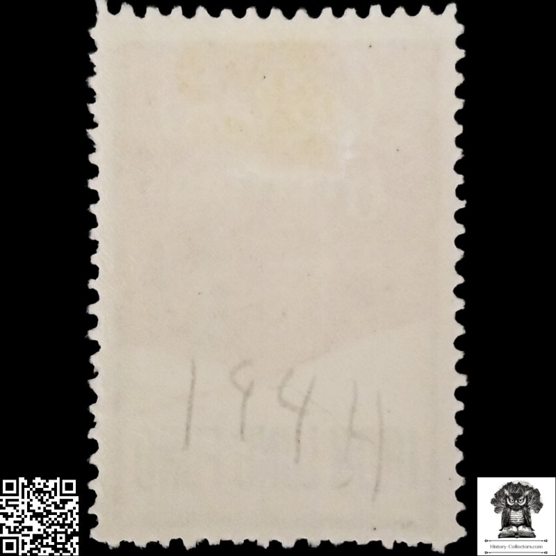 1944 Iron Lung Fund Cinderella Poster Stamp - Charity Fundraising - Polio Epidemic - WWII Era - Season's Greetings