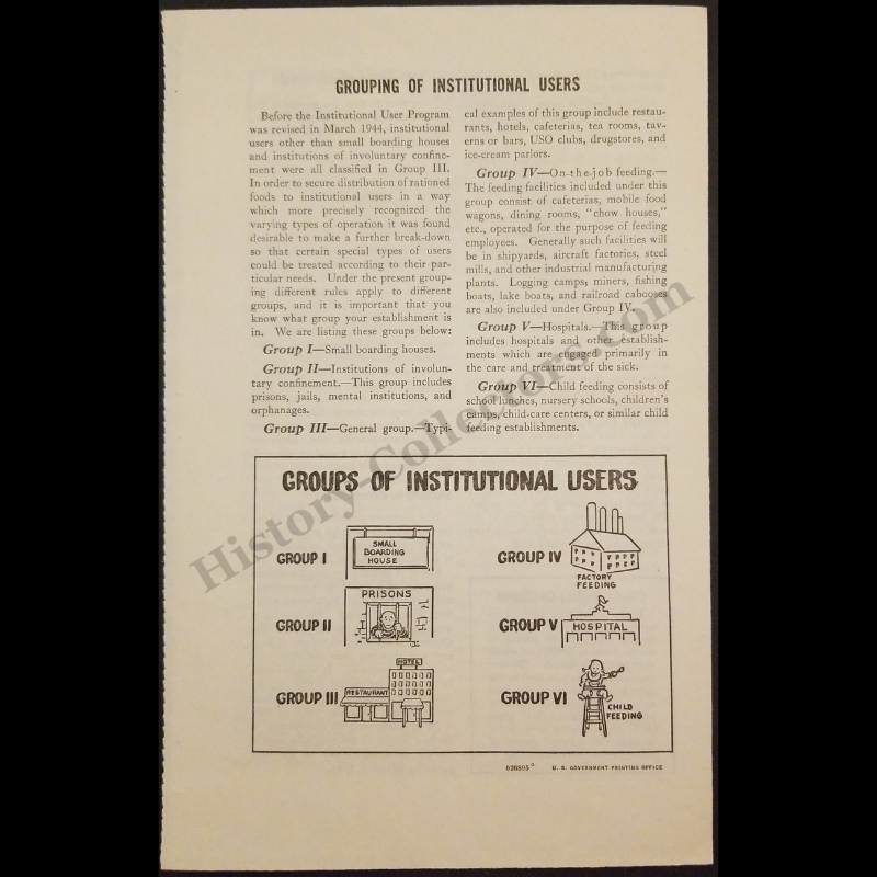 1945 Office Of Price Administration Newsletter Bulletin - Washington DC - Restaurants Hotels Institutional - Home Front - WWII Era - March - Ready For Framing