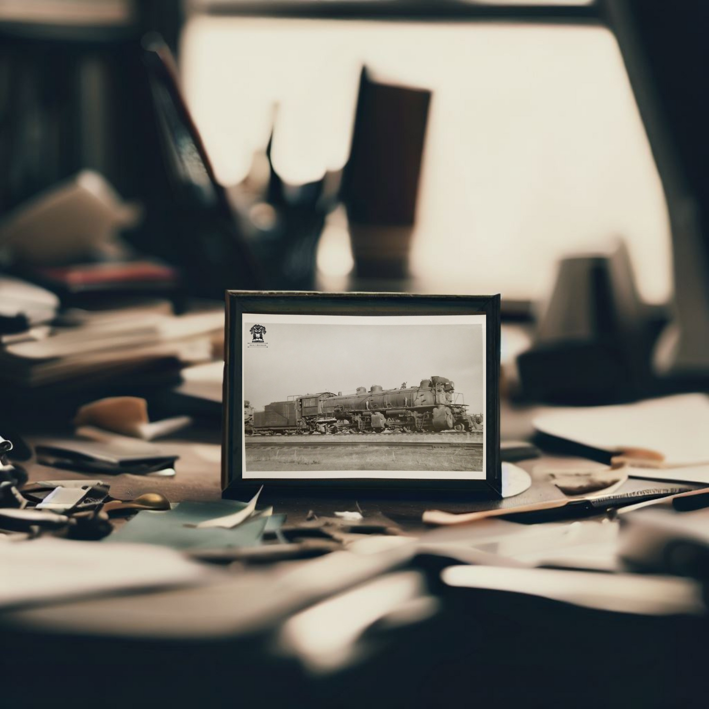 1948 RPPC Picture Postcard - CB&Q Railroad Steam Engine Train 4101 - Denver Colorado - Kindig Photographer