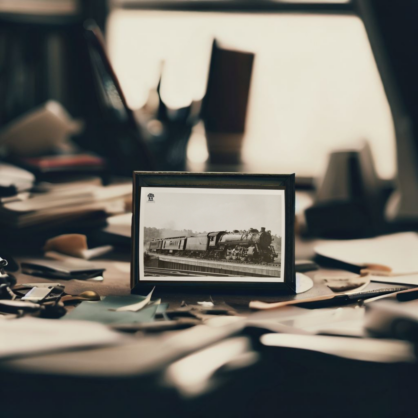 1948 RPPC Picture Postcard - B&O Railroad Diesel Engine 7141 - M&K Junction West Virginia - Photographer Kindig