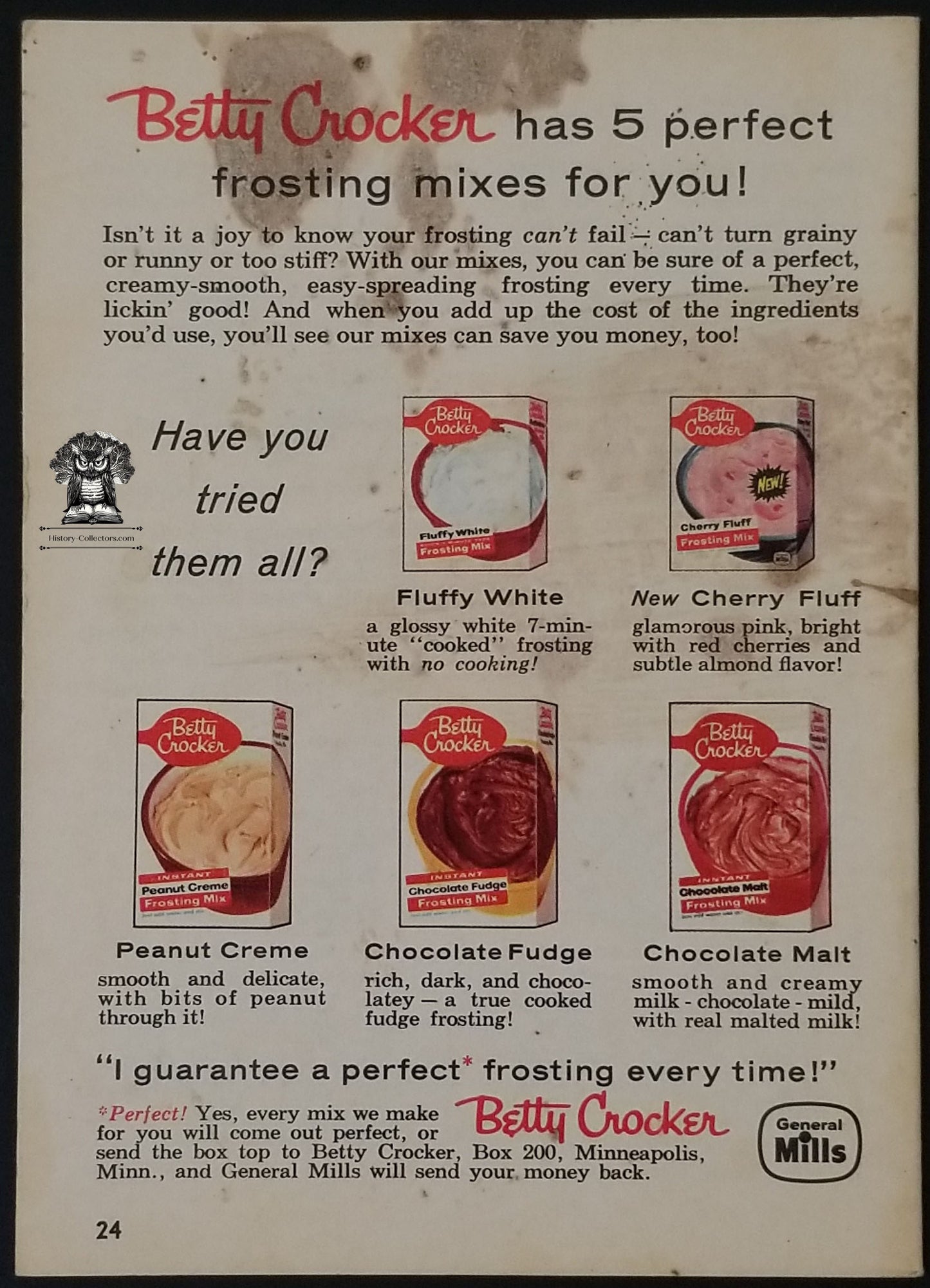 1958 Betty Crocker Frosting Secrets Cookbook - How To Piping Baking Cakes