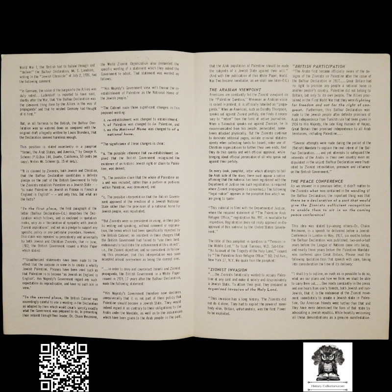 1958 Story Of Modern Zionism Newsletter Part Six - Secrets Of The Synagogue Of Satan - Don Bell Reports Commentary - November 28 - Anti-Zionism - Israel Geopolitical Criticism