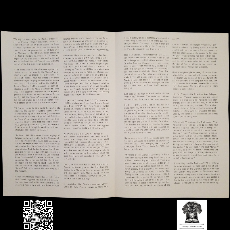 1959 Story Of Modern Zionism Newsletter Part Fifteen - Secrets Of The Synagogue Of Satan - Don Bell Reports Commentary - February 6 - Anti-Zionism - Israel Geopolitical Criticism
