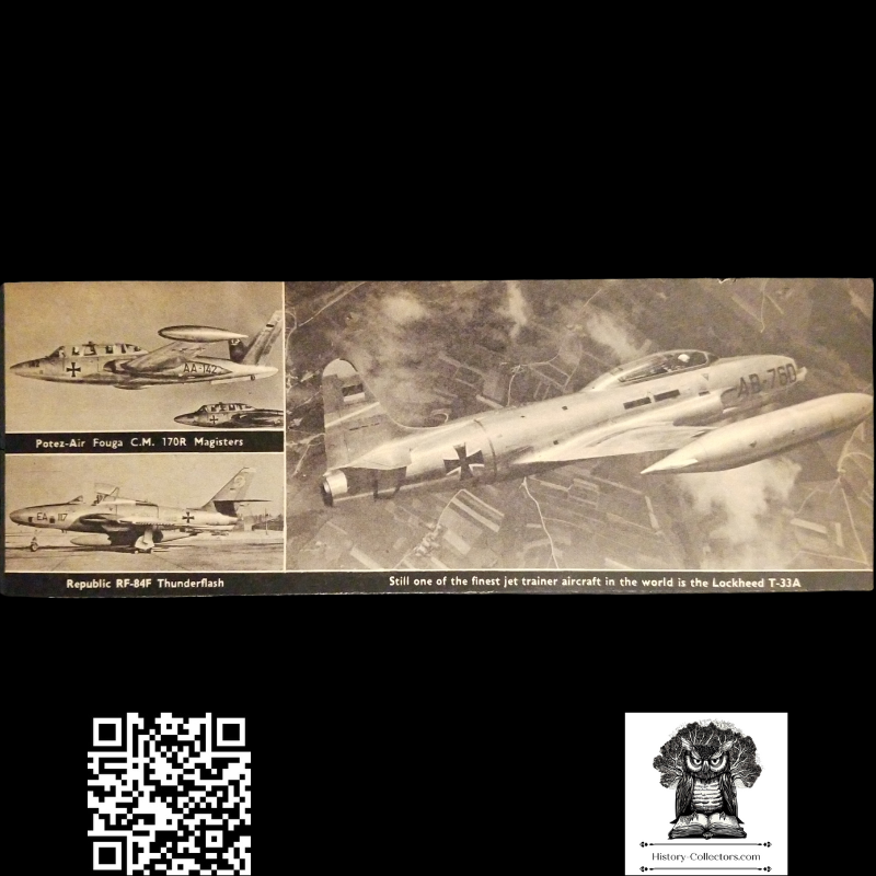 1962 Modern Military Jet Aviation Newsprint Clipping - Post WWII - NATO - Cold War - Airforce - England - Ready For Framing