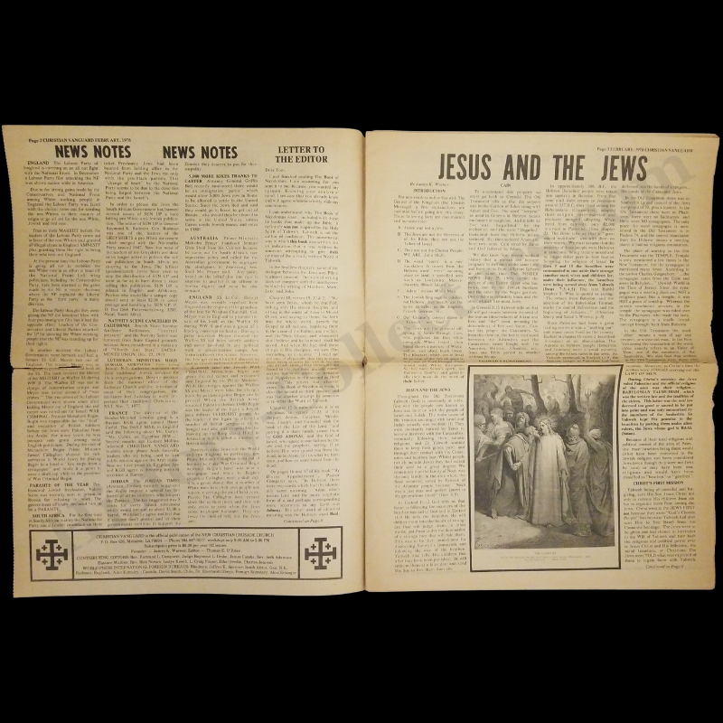 1978 Christian Vanguard Newspaper - New Christian Crusade Church - Promotional Sample Issue - No. 74 - February