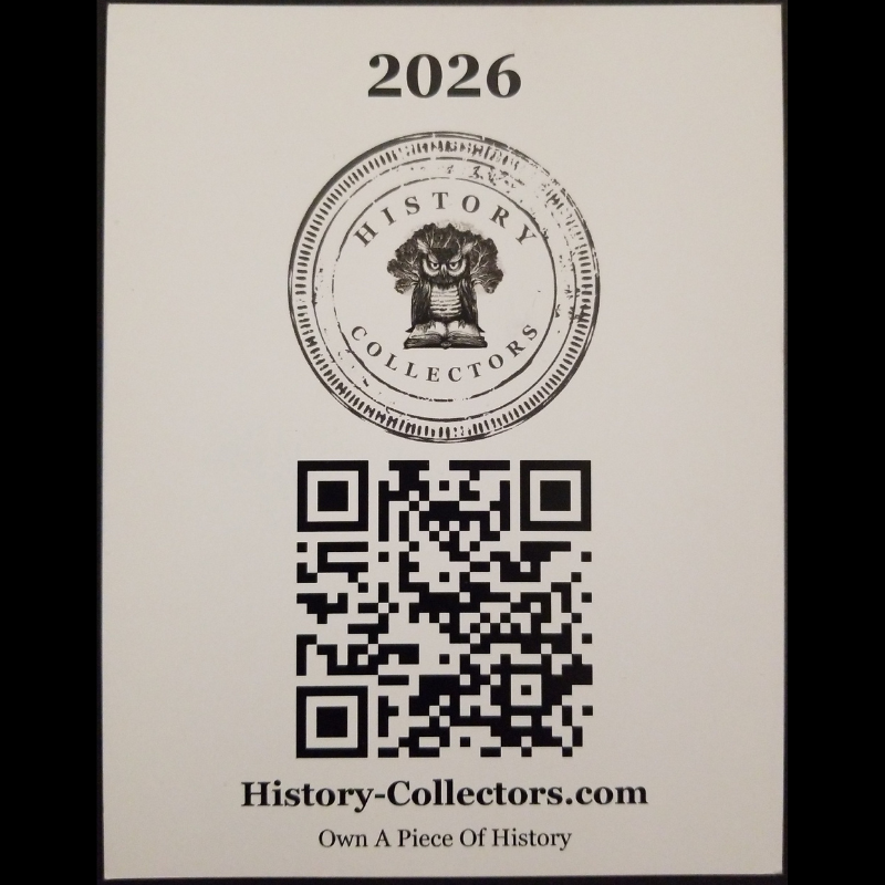 2026 History-Collectors.com Commercial Advertising Trade Card - 1800s Patriotic Americana - Limited Print Run Of 100 Available