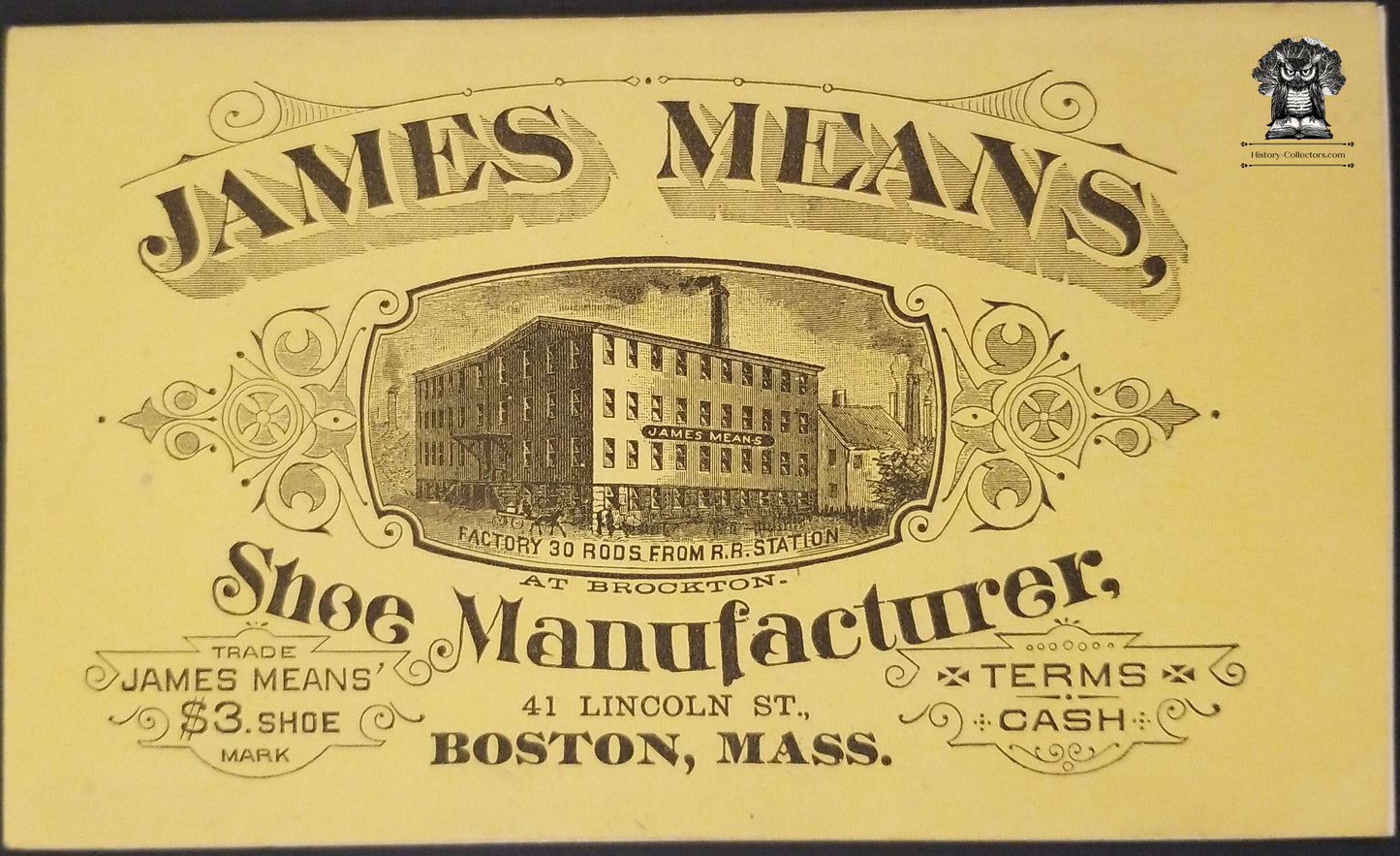 James Means Advertising Booklet Shoe Manufacturer- Lincoln St Boston MA