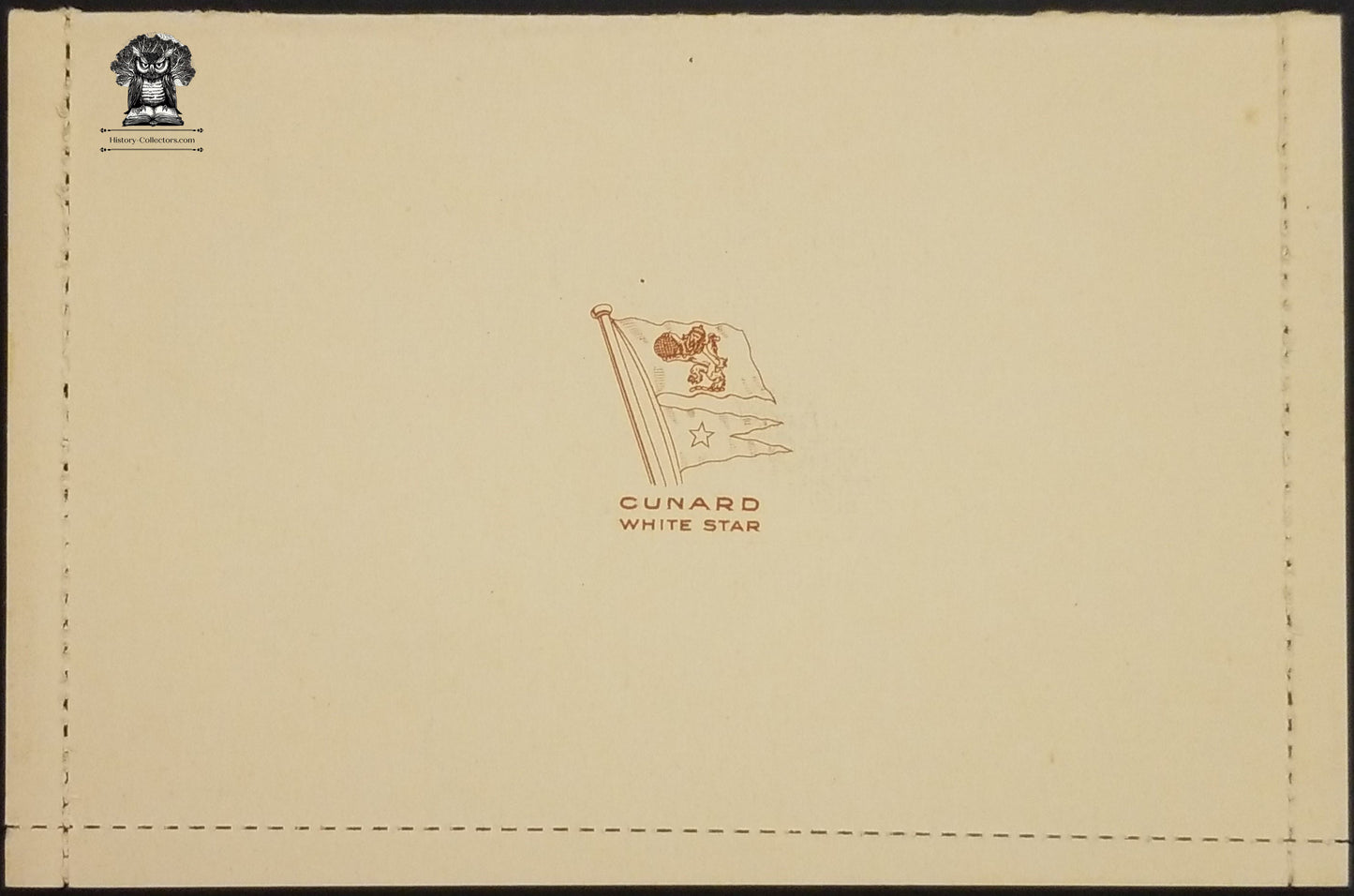 RMS Queen Mary Stationary Letter Post Card - Cunard White Star Atlantic Cruise