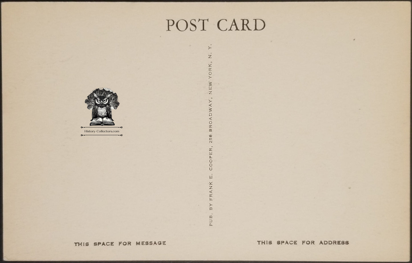 RPPC Picture Postcard - Army Post Exchange Fort Slocum New York Long Island Sound