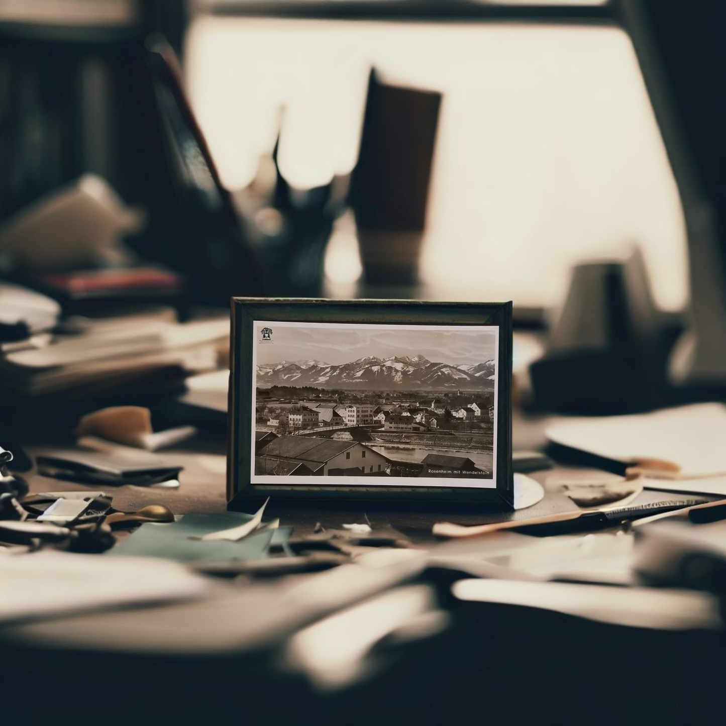 RPPC Picture Postcard - Rosenheim to Wendelstein Bavaria Germany Bavarian Alps
