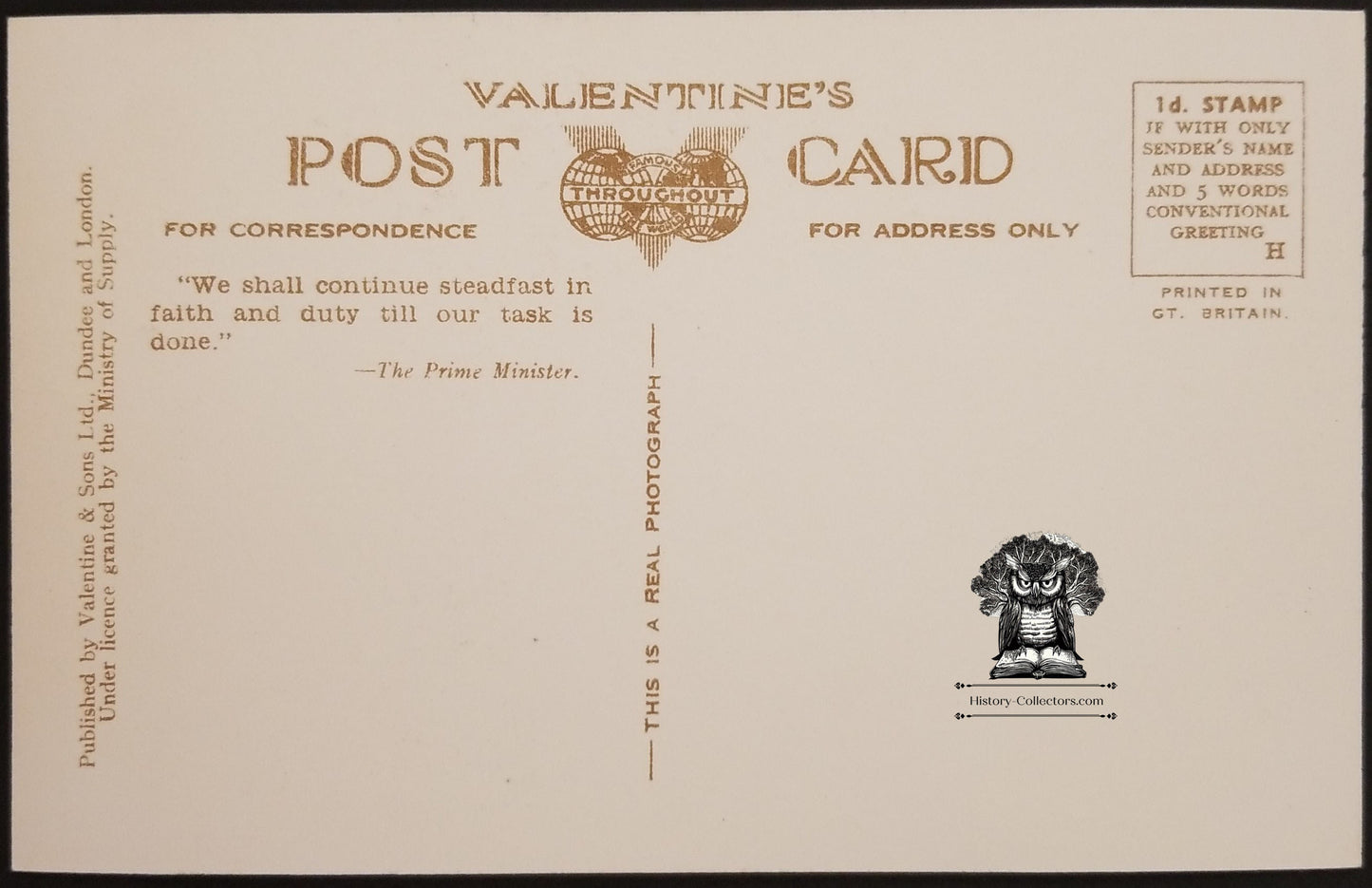 RPPC Picture Postcard - Westminster Abbey Shrine of Edward the Confessor London England - Produced By Valentine's