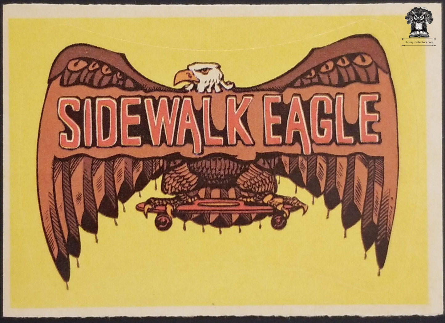 Vintage Skateboard Sticker Side Walk Eagle Retro Graphic Dog Town Thrasher