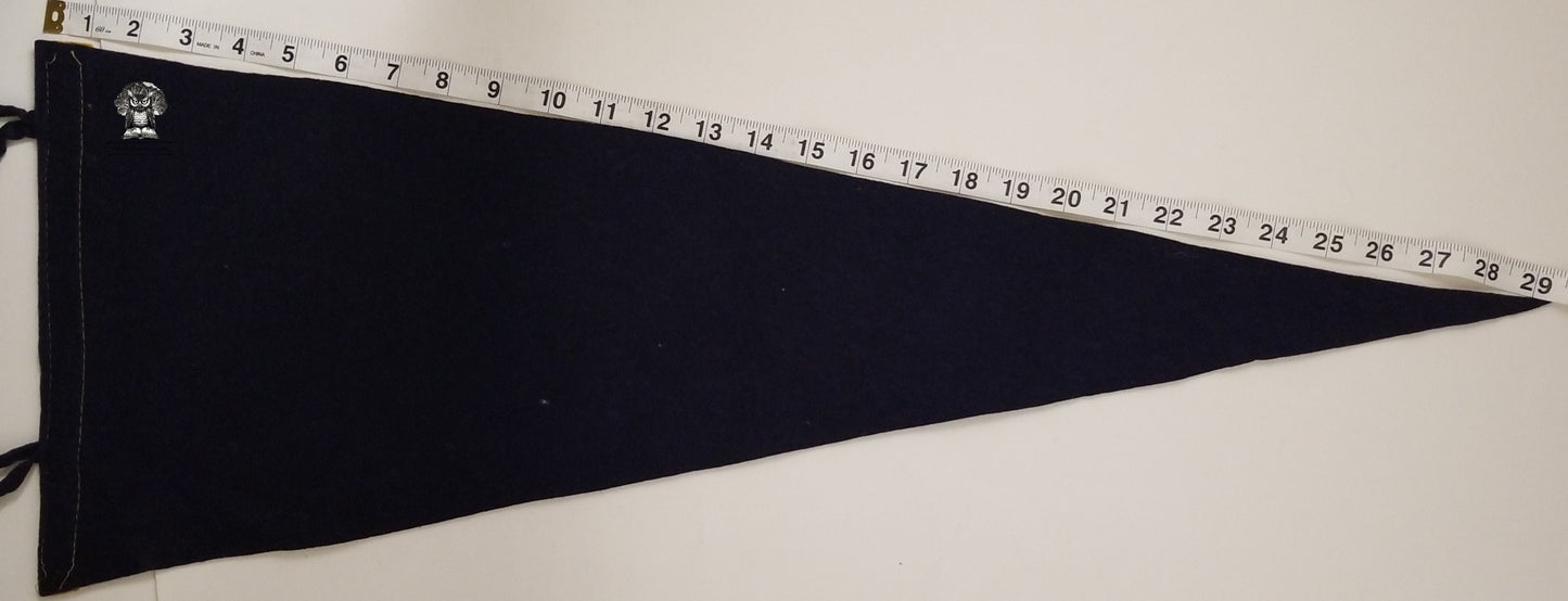 Vintage United States Naval Academy Logo Pennant - USNA Annapolis MD
