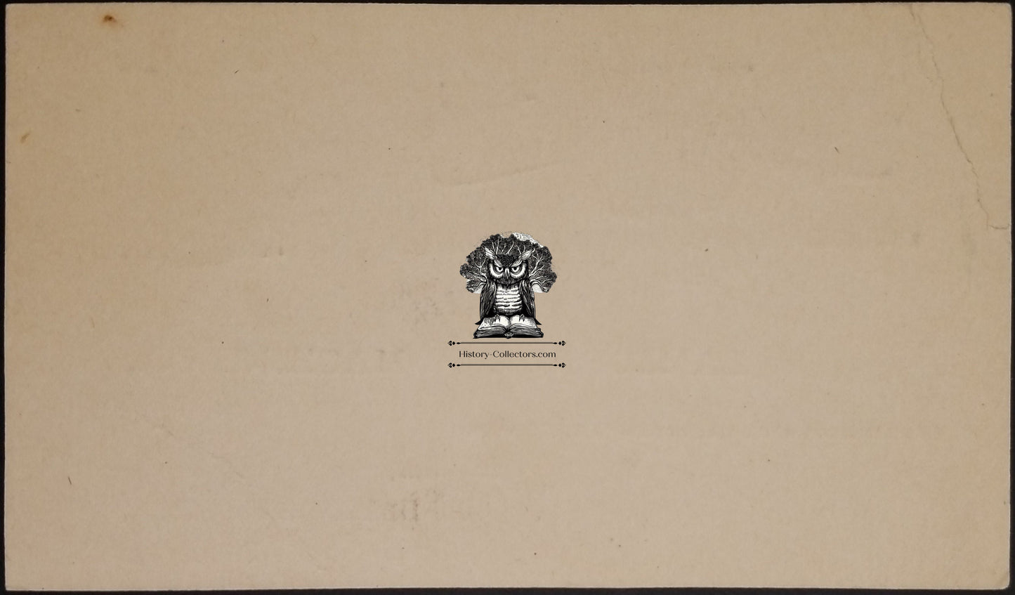 c1880s Lamborn Road Machine Co Business Postcard - Media Delaware Co PA - One Cent Liberty Postal Card - Scott UX7