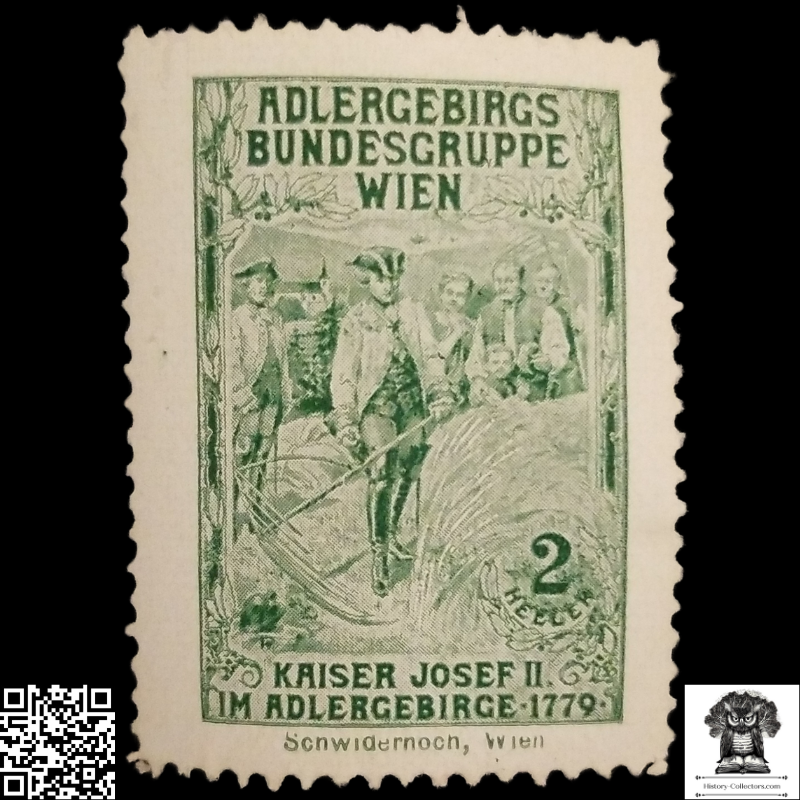 c1900 Eagle Mountains Federal Group Vienna Cinderella Poster Stamp - Commemorative