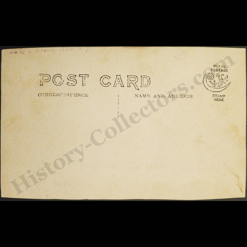 c1907 Child Edwardian Fashion Portraiture RPPC Real Photo Postcard - Photographed By L. Schanck Of Salem New Jersey - Unidentified - CYKO Stamp Box - Progressive Era