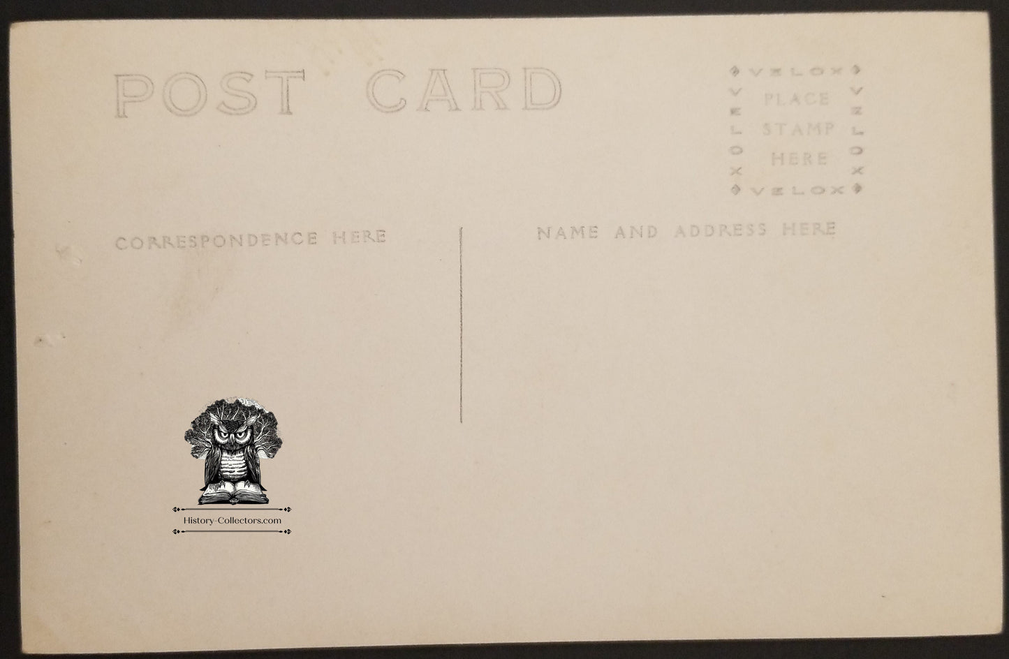 c1907 RPPC Picture Postcard - Building Disaster - VELOX Stamp Box