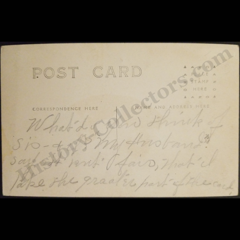 c1907 Sisters Studio Portraiture RPPC Real Photo Postcard - Edwardian Fashion - Unidentified - AZO Stamp Box - Progressive Era
