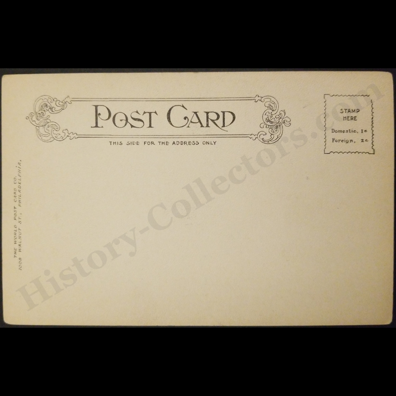 c1908 Old Indian Cave Postcard - Wissahickon Valley Park Philadelphia Pennsylvania - Progressive Era - Ready For Framing