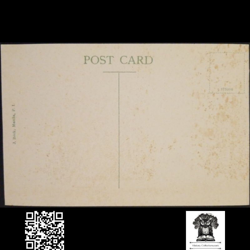 c1910 Moro Market Philippine Islands Postcard - J. Beck Photographer - American Colonial Period