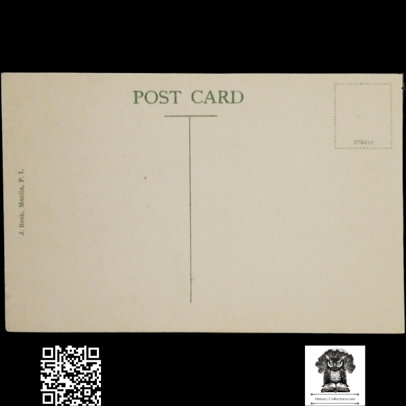 c1910 Moro Stilt Houses Jolo Philippine Islands Postcard - J. Beck Photographer - American Colonial Period