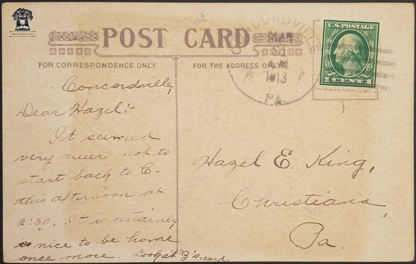 c1913 Days of the Week Saturday Postcard - Kids Grocery Shopping - Postal Cancel Concordville PA - Grace Drayton ?