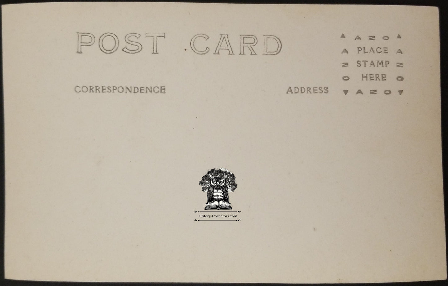 c1918 RPPC Picture Postcard - US Army Squad March - WWI Era - AZO Stamp Box