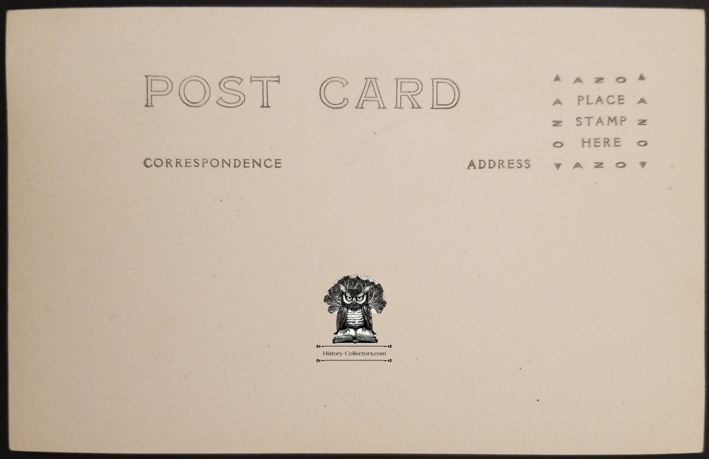 c1918 RPPC Picture Postcard - WWI Era US Patriotism Military Army Veteran March - AZO Stamp Box
