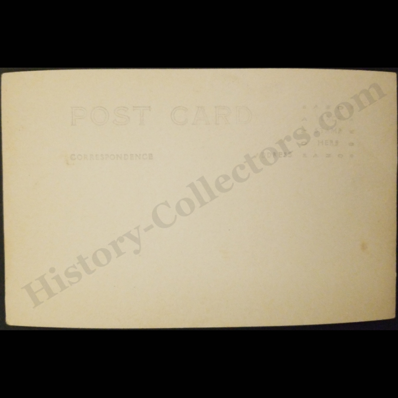 c1926 Armistice Day Community Commemorative Patriotic Gathering RPPC Real Photo Postcard - Post WWI - Unidentified Location - AZO Stamp Box - Roaring Twenties Era