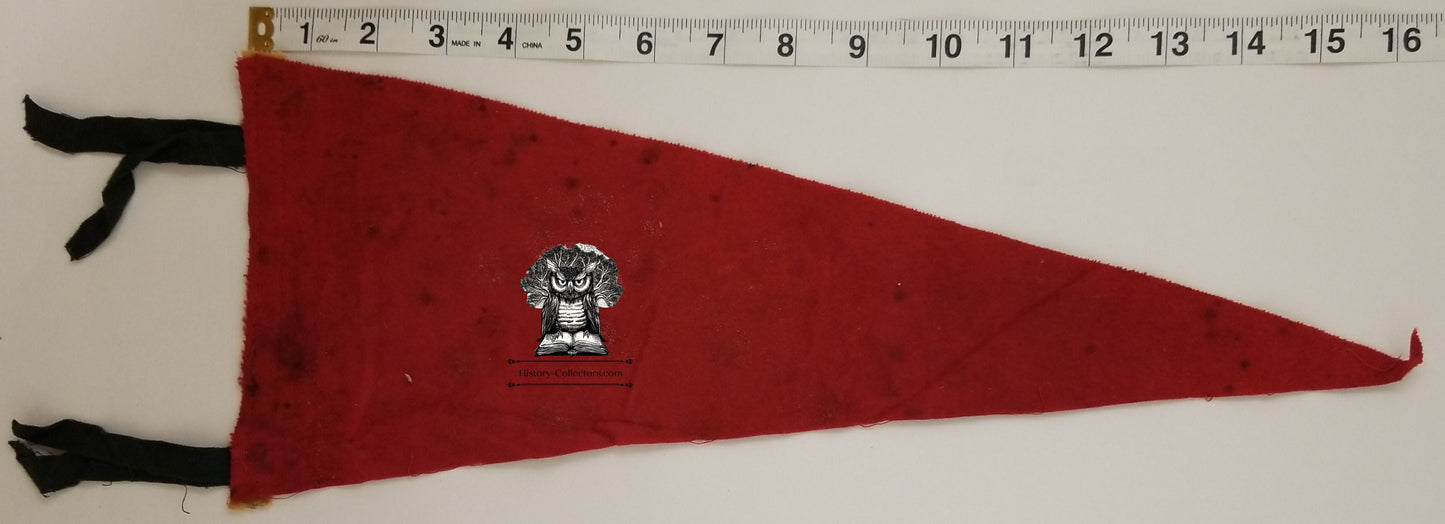 c1930s Chinatown Grant Ave CA Pennant Souvenir - San Francisco Dragon Gate