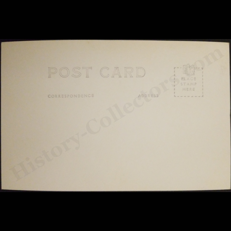 c1940 Bairers West Point Resort Lounge RPPC Real Photo Postcard - Big McKenzie Lake - Spooner Wisconsin - EKC Stamp Box - Great Depression Era