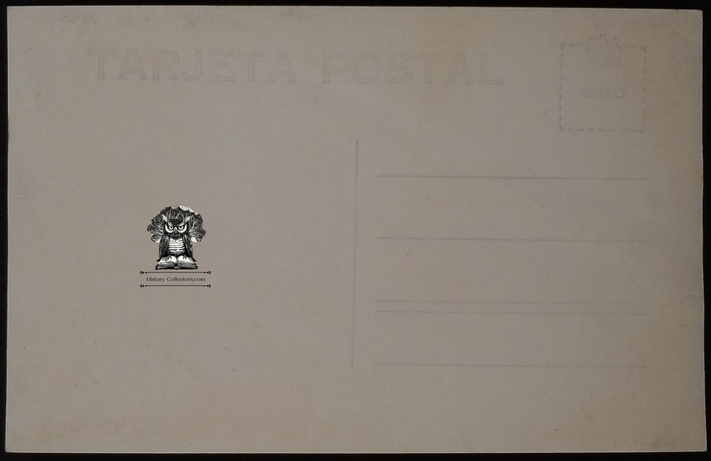 c1945 RPPC Picture Postcard - Hotel Casona Colonial Victoria Taxco Guerrero Mexico EKC Stamp Box