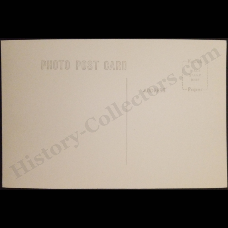 c1947 Downers Grove IL Twin Cities Zephyr Crash RPPC Real Photo Postcard - Chicago Burlington & Quincy Railroad - Kodak Stamp Box - Progressive Era