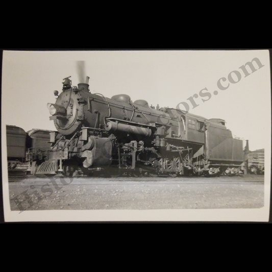 c1955 Missouri & Arkansas Railway Steam Engine Locomotive 40 RPPC Real Photo Postcard - Kodak Stamp Box - Post WWII Era