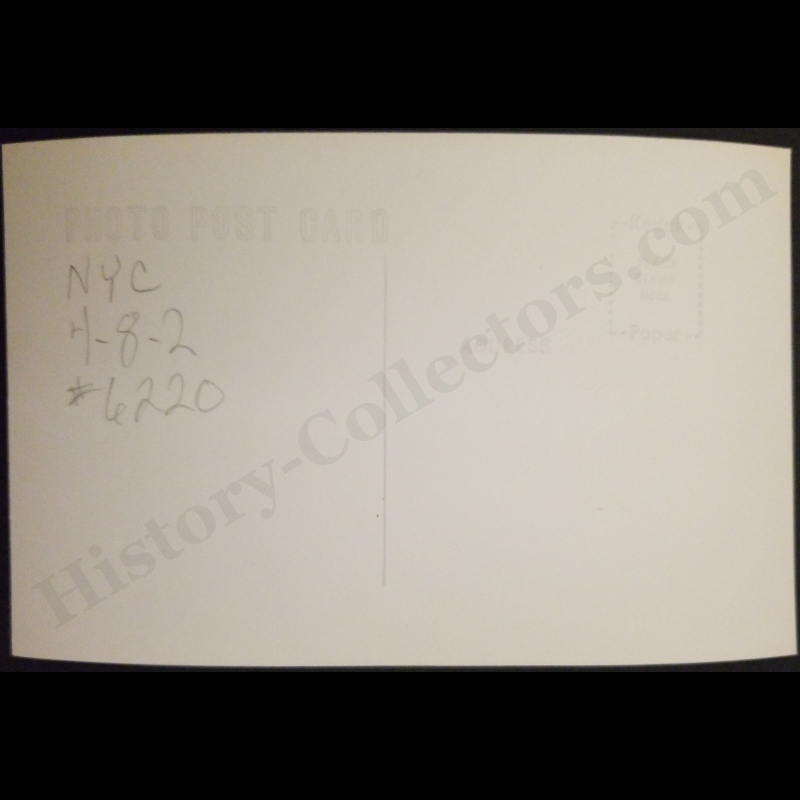 c1955 New York Central Lines Steam Engine Locomotive 6220 RPPC Real Photo Postcard - Kodak Stamp Box - Post WWII Era